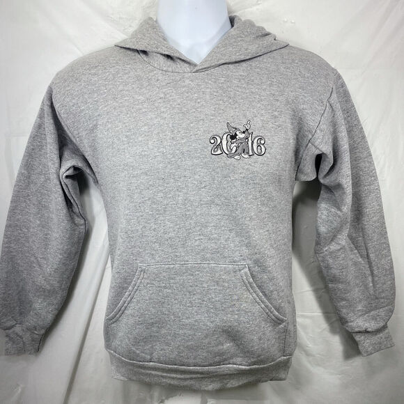 Disney Other - Walt Disney World Resort Kids Large Gray Fleece Hoodie 2016 Four Parks One World